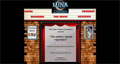Desktop Screenshot of lunacinema.com