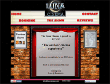 Tablet Screenshot of lunacinema.com